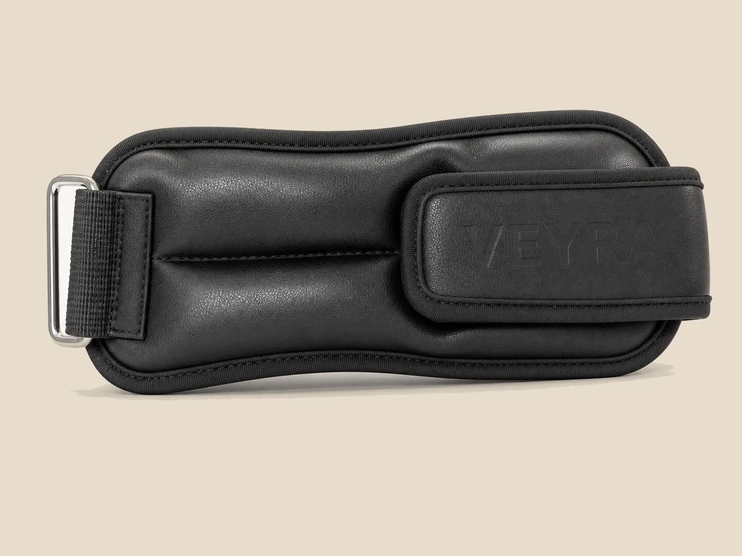 VEYRA wrist and ankle weights with embossed logo branding